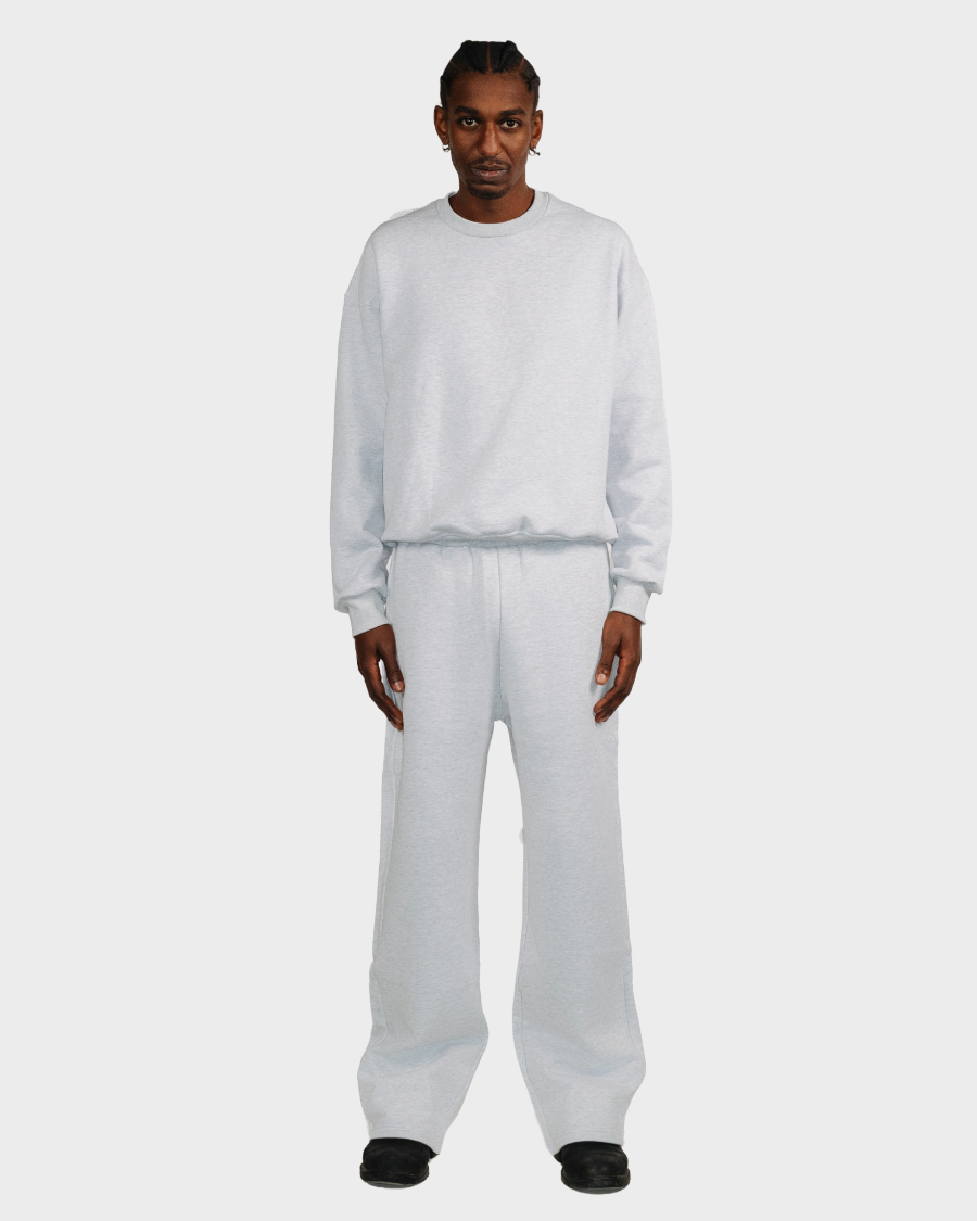 CREWNECK 'HEATHER GREY'
