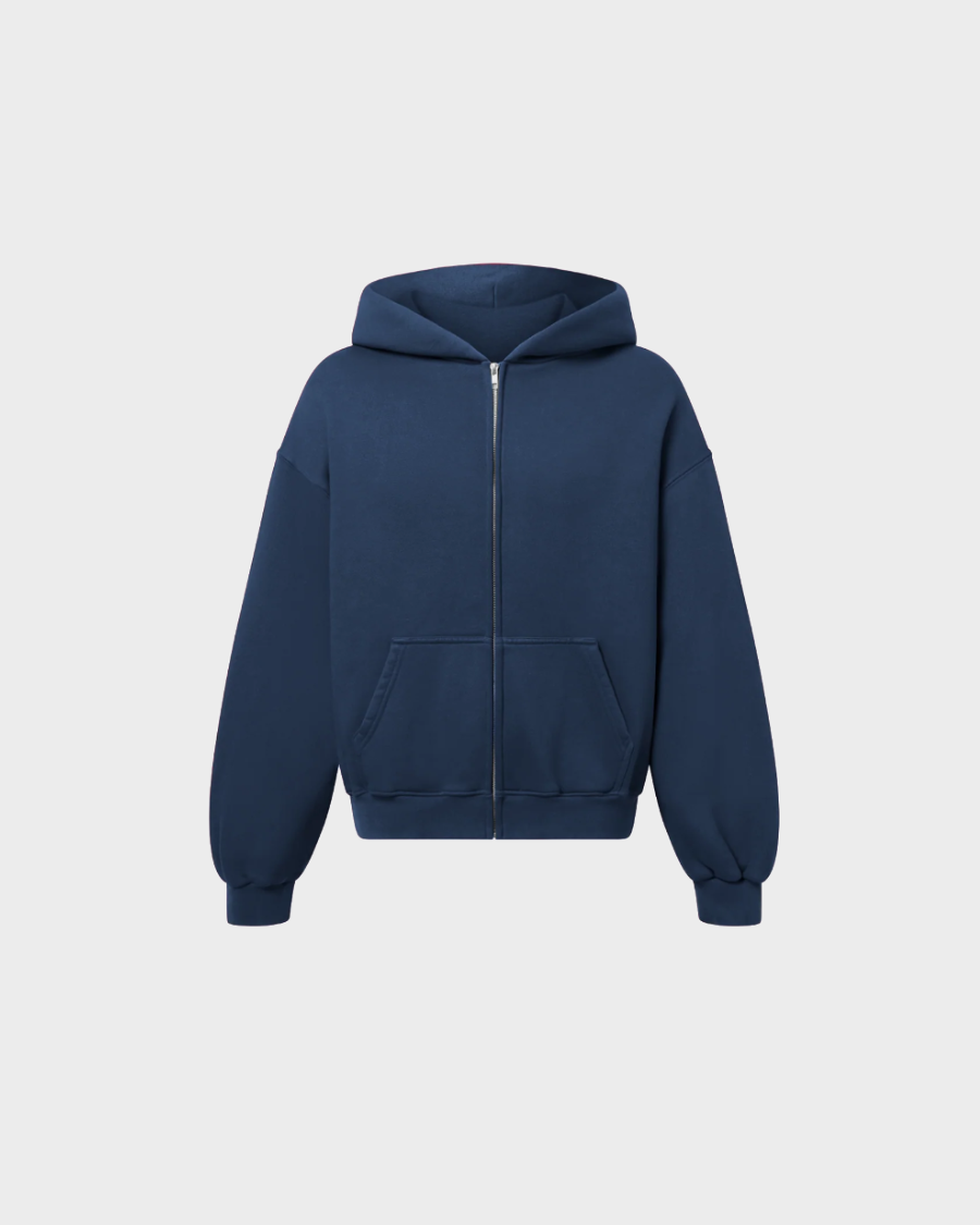 ZIP HOODIE ‘NAVY’